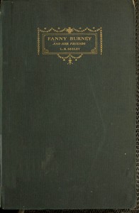 Cover of Fanny Burney and Her Friends Select Passages from Her Diary and Other Writings