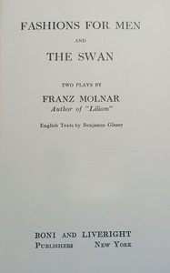 Cover of Fashions for men, and The swan