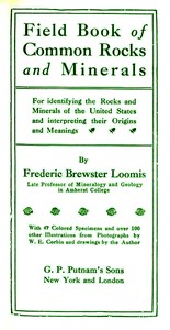 Cover of Field book of common rocks and minerals