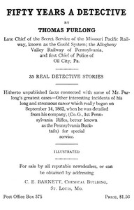 Cover of Fifty Years a Detective 35 Real Detective Stories