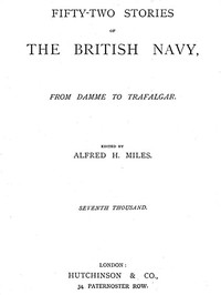 Cover of Fifty-two Stories of the British Navy, from Damme to Trafalgar