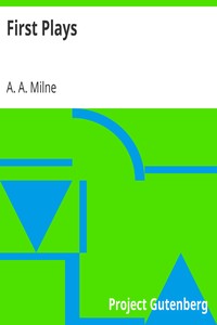 Cover of First Plays