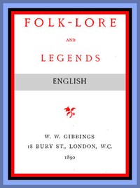 Cover of Folk-Lore and Legends English