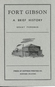 Cover of Fort Gibson A Brief History