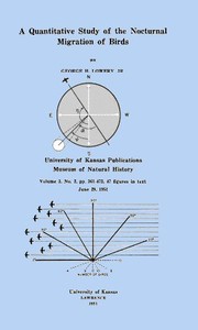 Cover of A Quantitative Study of the Nocturnal Migration of Birds