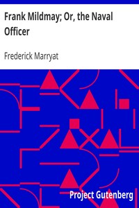 Cover of Frank Mildmay; Or, the Naval Officer