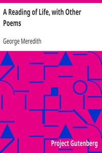 Cover of A Reading of Life, with Other Poems
