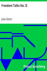 Cover of Freedom Talks No. II