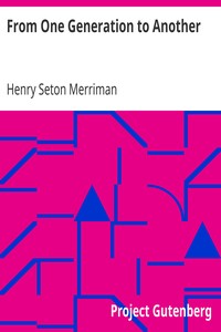 Cover of From One Generation to Another