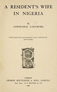 Cover of A Resident's wife in Nigeria