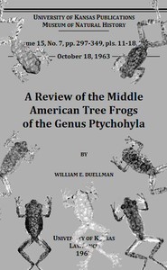 Cover of A Review of the Middle American Tree Frogs of the Genus Ptychohyla