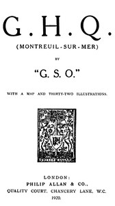 Cover of G. H. Q. (Montreuil-Sur-Mer) by G.S.O
