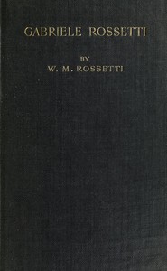 Cover of Gabriele Rossetti A Versified Autobiography