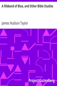 Cover of A Ribband of Blue, and Other Bible Studies