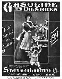 Cover of Gasoline and Oil Stoves, New Process and Standard. 1901