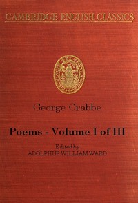 Cover of George Crabbe Poems, Volume 1 (of 3)
