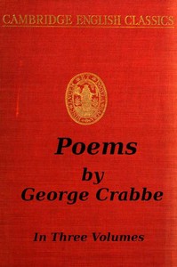 Cover of George Crabbe Poems, Volume 2 (of 3)