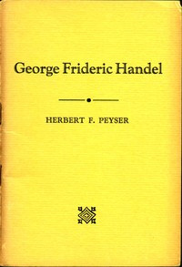 Cover of George Frideric Handel