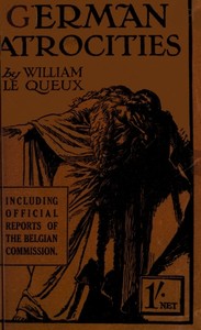 Cover of German Atrocities A Record of Shameless Deeds