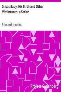 Cover of Ginx's Baby His Birth and Other Misfortunes; a Satire