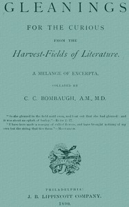 Cover of Gleanings from the Harvest-Fields of Literature A Melange of Excerpta