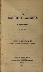 Cover of A Rough Diamond A Comic Drama in One Act