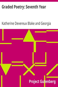 Cover of Graded Poetry Seventh Year