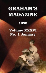 Cover of Graham's Magazine, Vol. XXXVI, No. 1, January 1850