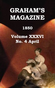 Cover of Graham's Magazine, Vol. XXXVI, No. 4, April 1850