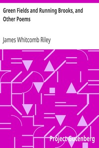 Cover of Green Fields and Running Brooks, and Other Poems