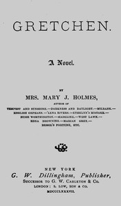 Cover of Gretchen A Novel