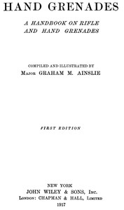 Cover of Hand Grenades A handbook on rifle and hand grenades