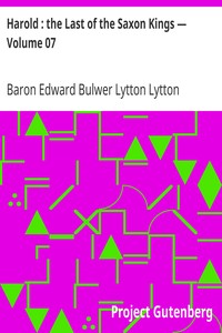 Cover of Harold the Last of the Saxon Kings — Volume 07