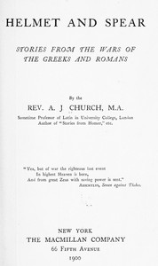 Cover of Helmet and spear