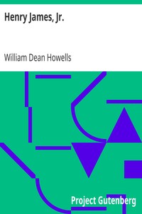 Cover of Henry James, Jr