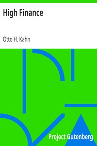 Cover of High Finance