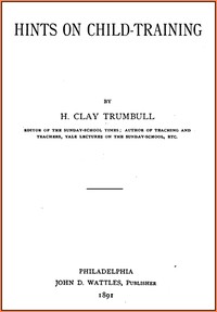 Cover of Hints on Child-training