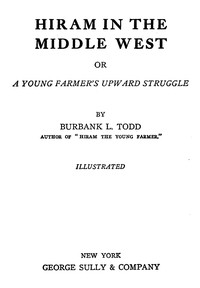 Cover of Hiram in the Middle West
