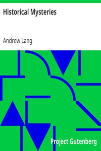 Cover of Historical Mysteries