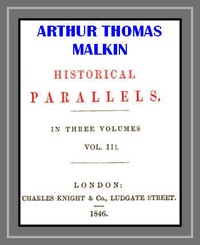 Cover of Historical Parallels, vol. 3 (of 3)