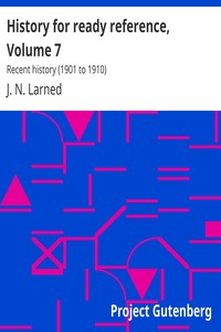 Cover of History for ready reference, Volume 7