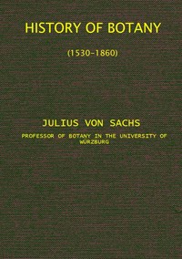 Cover of History of Botany (1530-1860)