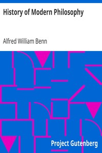 Cover of History of Modern Philosophy