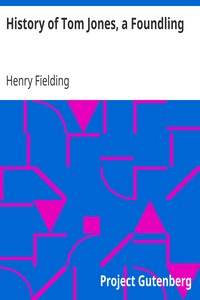 Cover of History of Tom Jones, a Foundling