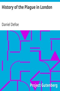 Cover of History of the Plague in London