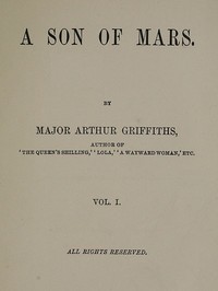 Cover of A Son of Mars, volume 1