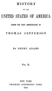 Cover of History of the United States of America, Volume 2 (of 9)