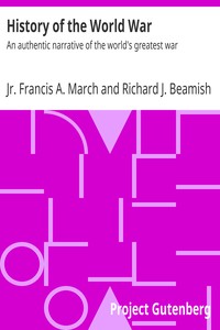 Cover of History of the World War