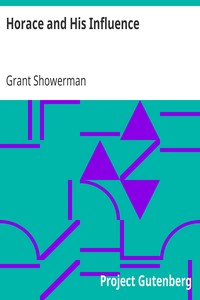 Cover of Horace and His Influence