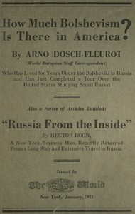 Cover of How much Bolshevism is there in America